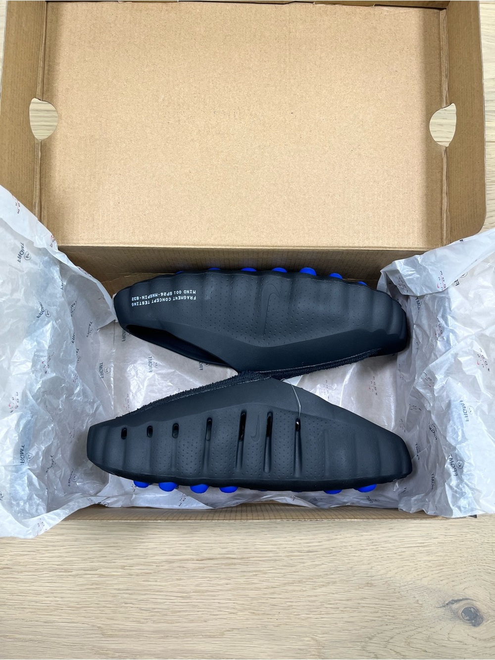 Nike Minds 001 Slides Fragment Black - Picture 12 of 12
